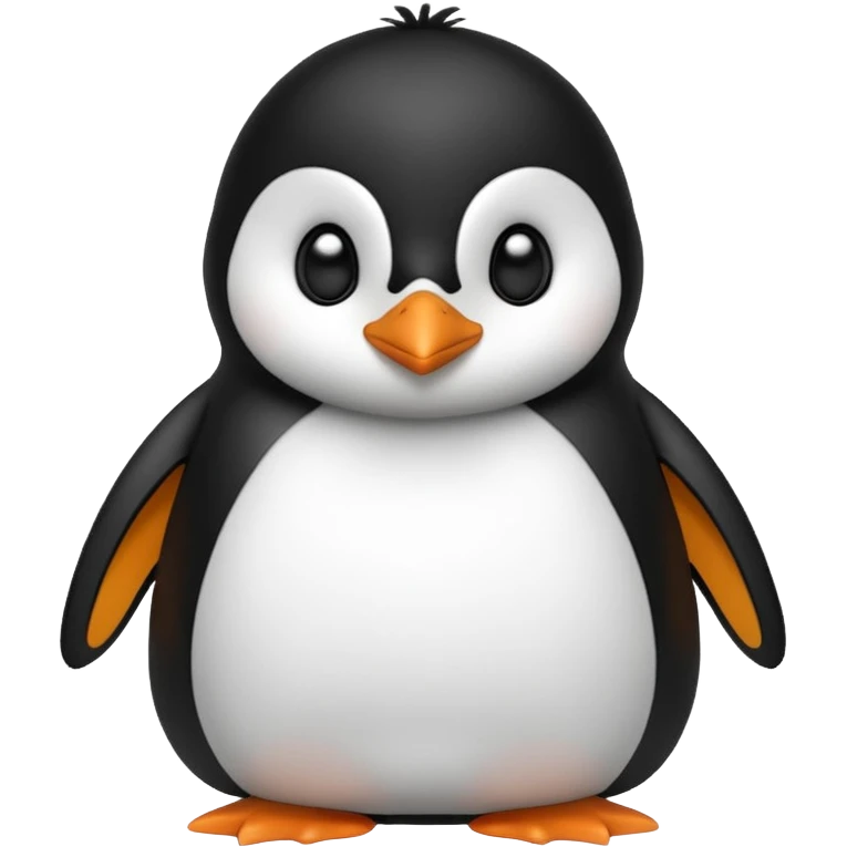 Penguin chill emoji