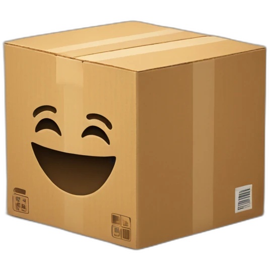 Cardboard box emoji