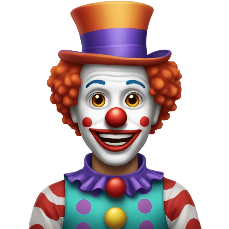 male clown emoji