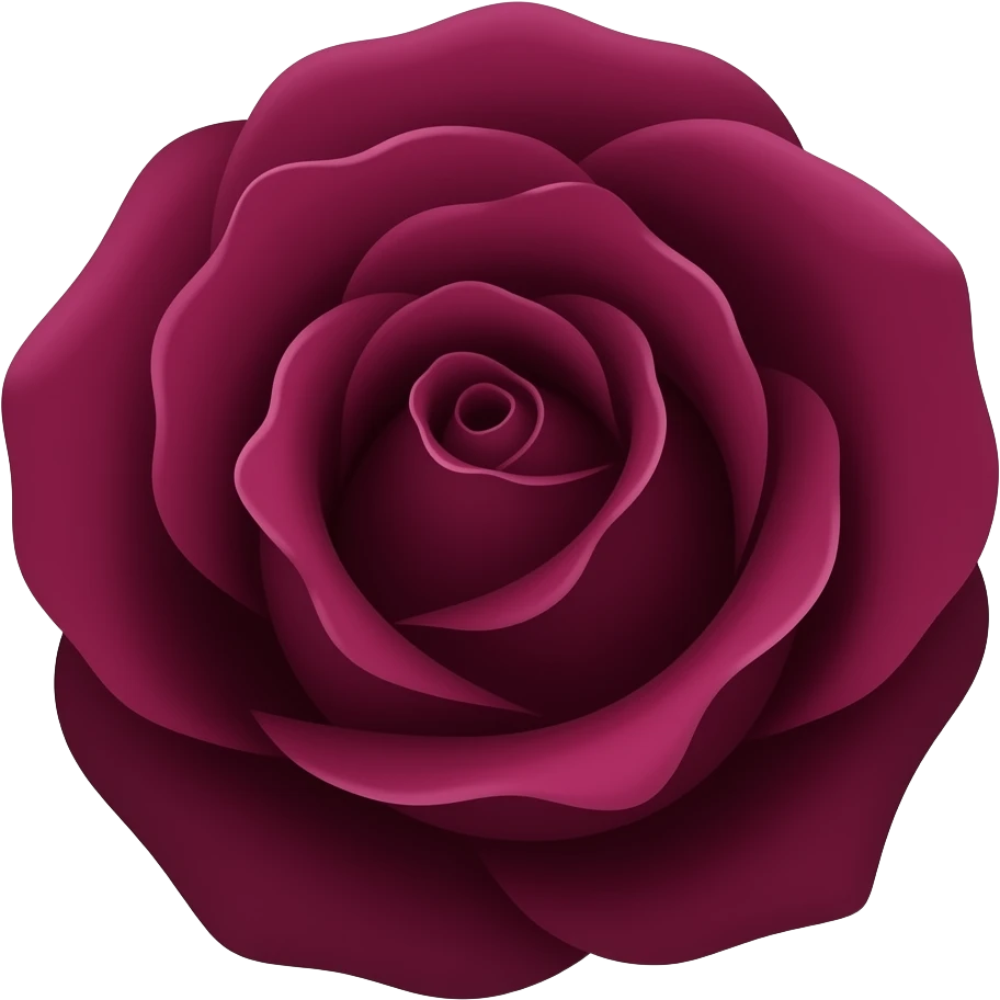 dark rose emoji