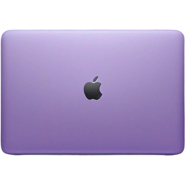 Purple Macbook emoji
