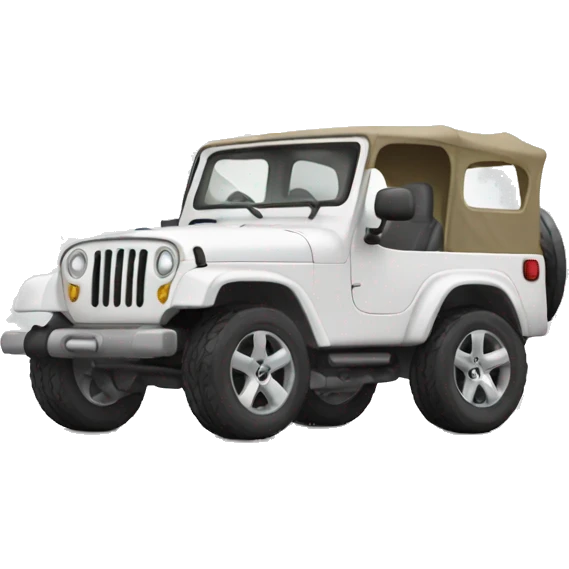 white jeep emoji