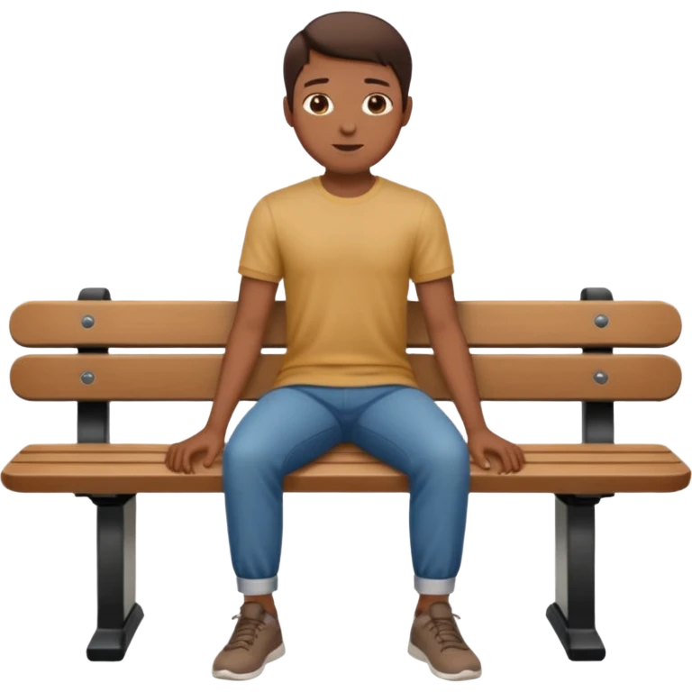 uma pessoa sentada em uma mesa. SENTADA em cima da mesa, como se a mesa fosse um banco emoji