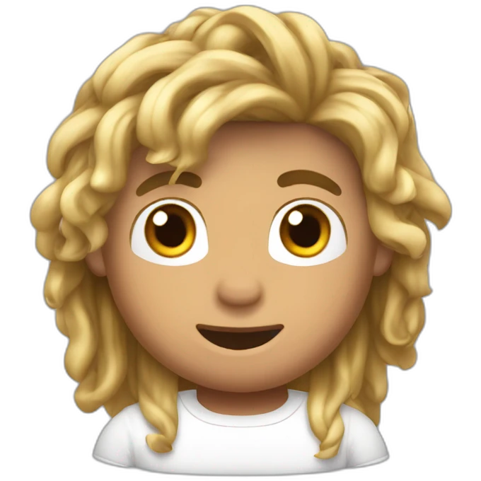 Ronaldo noddle hair emoji