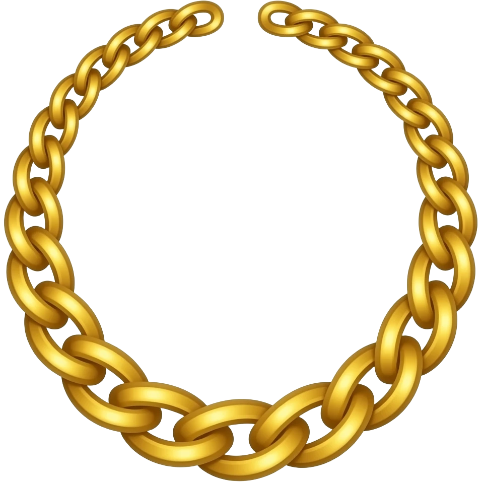 gargantilla de oro emoji