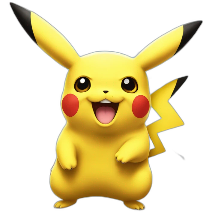 Pikachu thunderbolt emoji