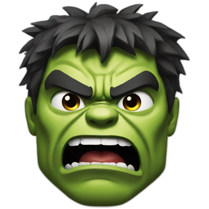 Hulk angry emoji