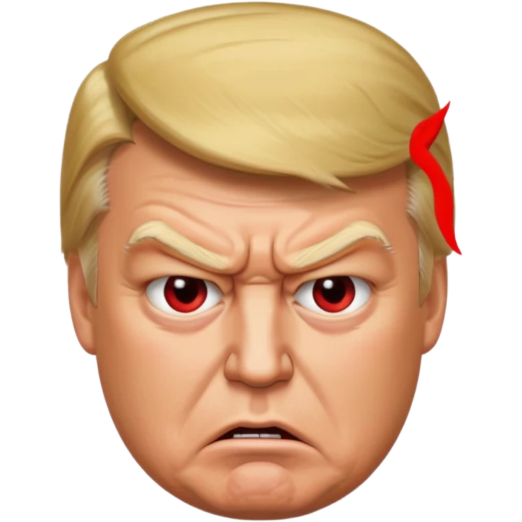 Donald Trump very angry  emoji