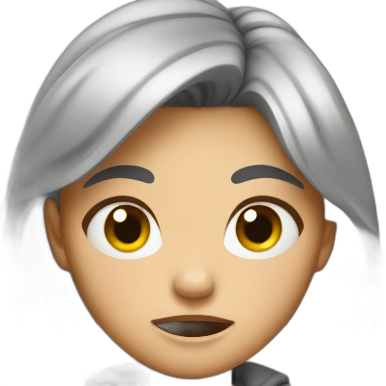 Furious Young girl emoji