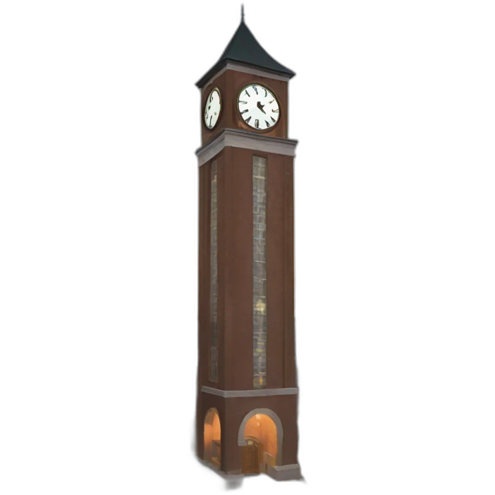 clock tower emoji