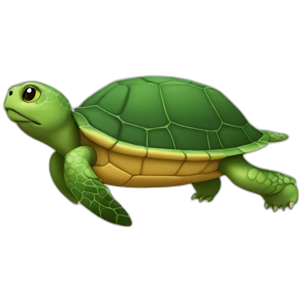 Tortue qui vole emoji
