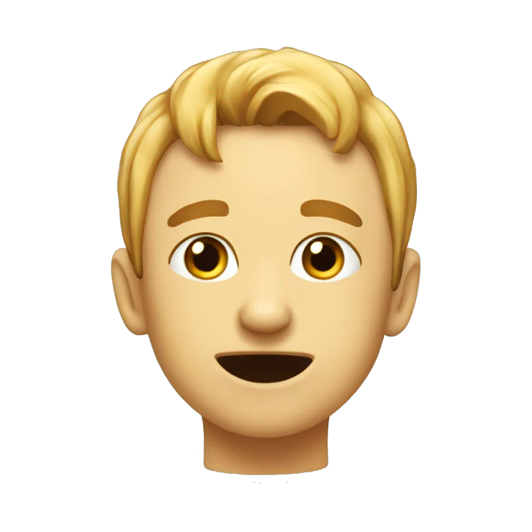 Hoomme qui mange emoji