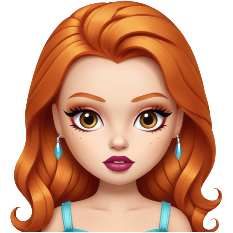 pretty bratz baddie ginger emoji