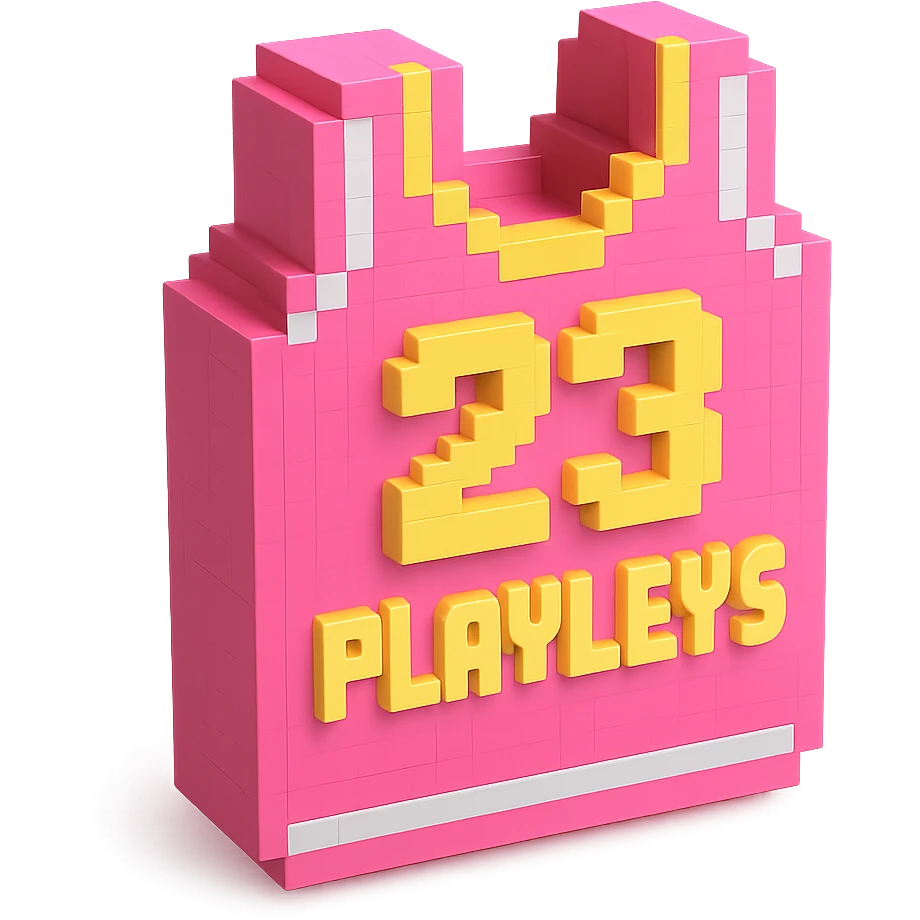 розовая баскетбольная майка со светящейся надписью "23 PLAVLEYS", no background emoji