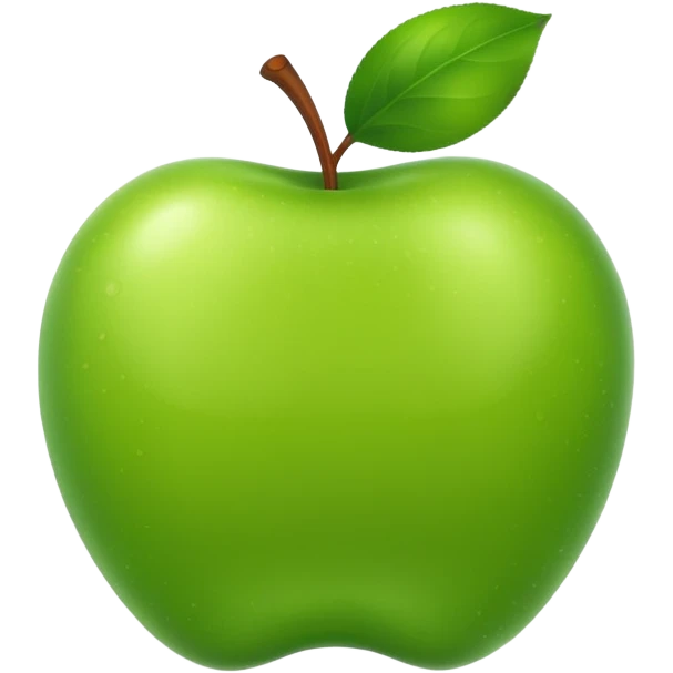 green apple emoji