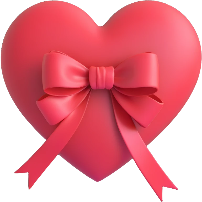 heart with a bow emoji