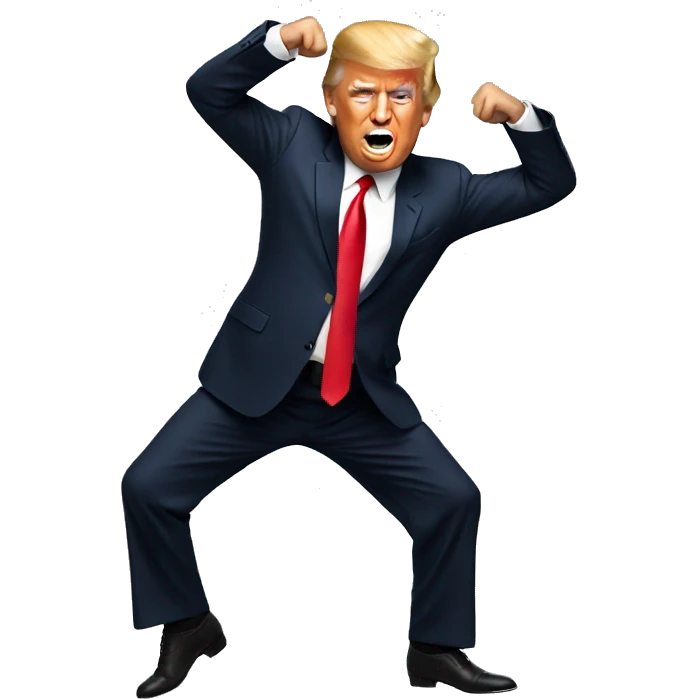 Trump dancing  emoji