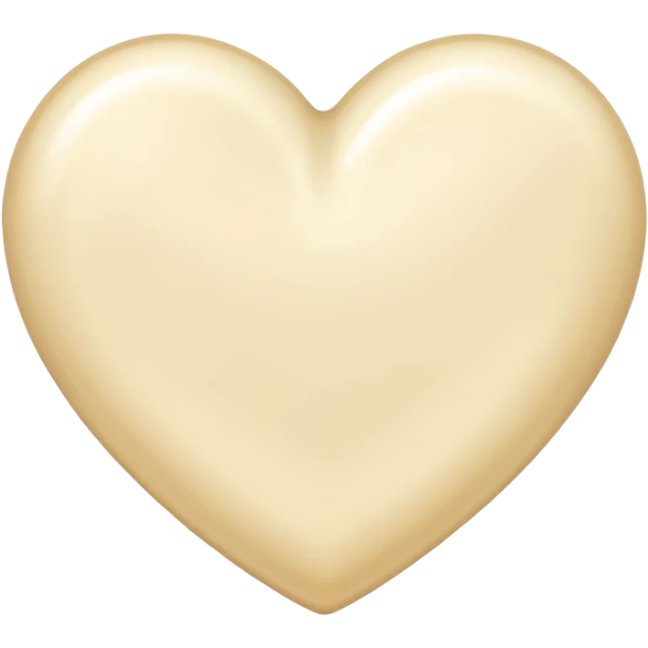 Cream heart' emoji