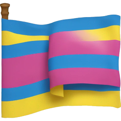 Pansexual flag emoji