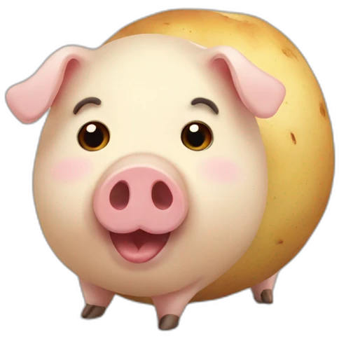 Potato pig emoji