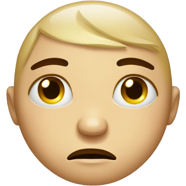 Sad face with tears emoji