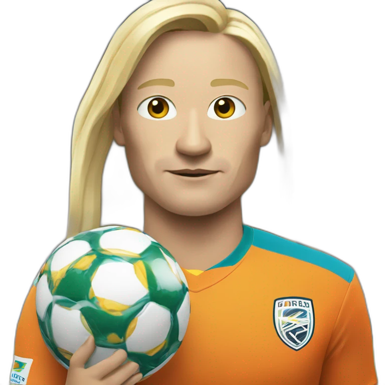 Haaland avec la coupe du monde emoji