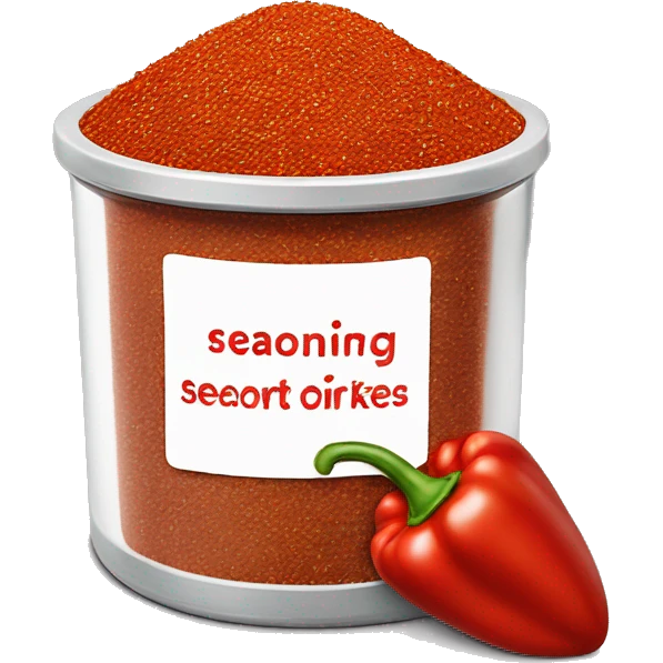 red pepper flakes seasoning container emoji