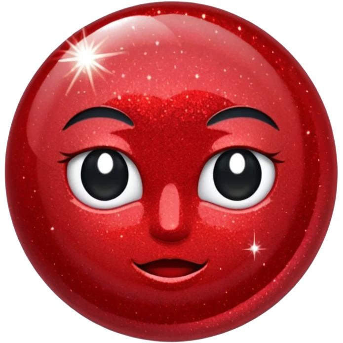 red glitter tool emoji