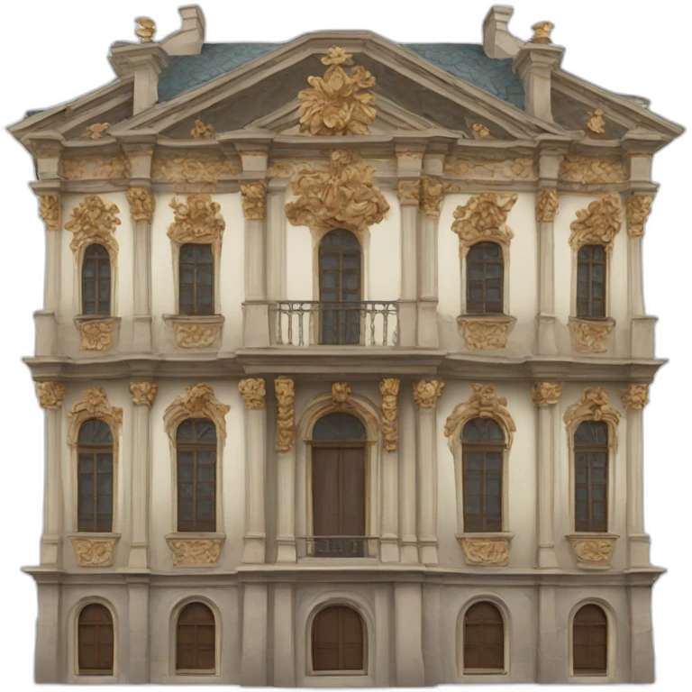 baroque building transparent background emoji