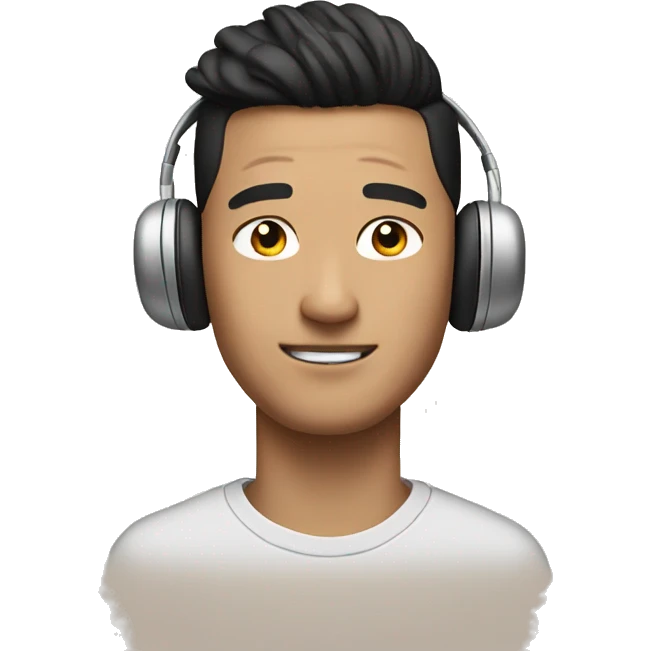 man, airpods, asian, young, hiphop emoji