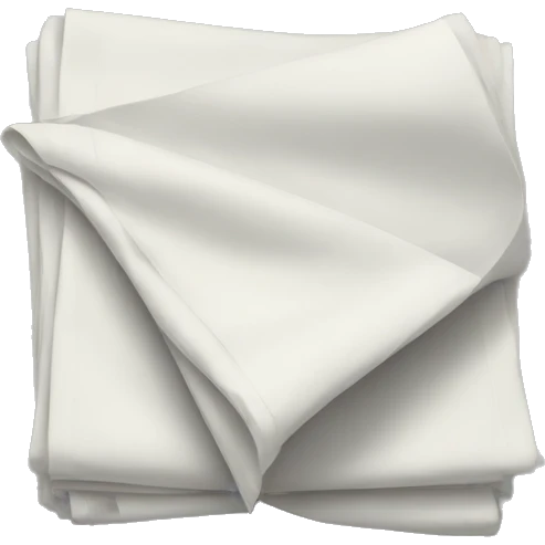 Sheets folded emoji