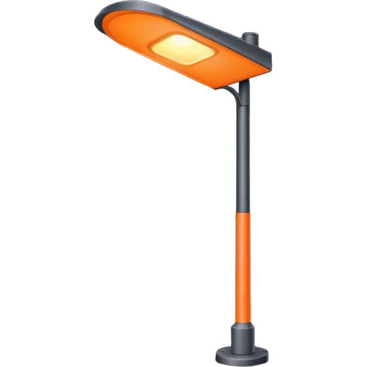 asian streetlight, UK emoji
