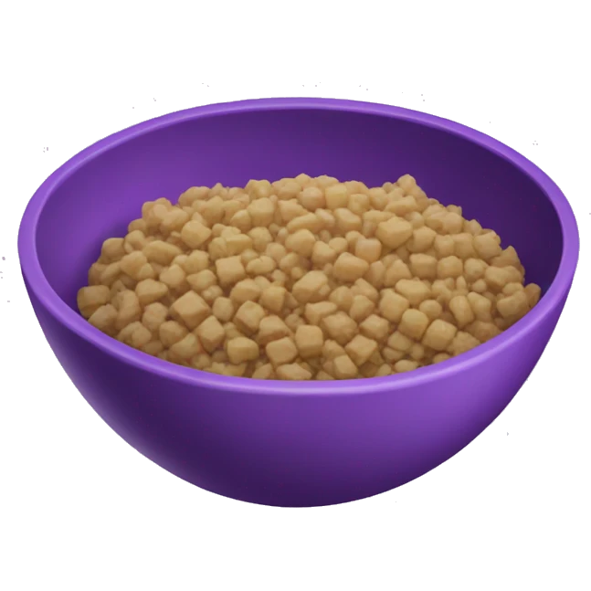 Purple bowl emoji