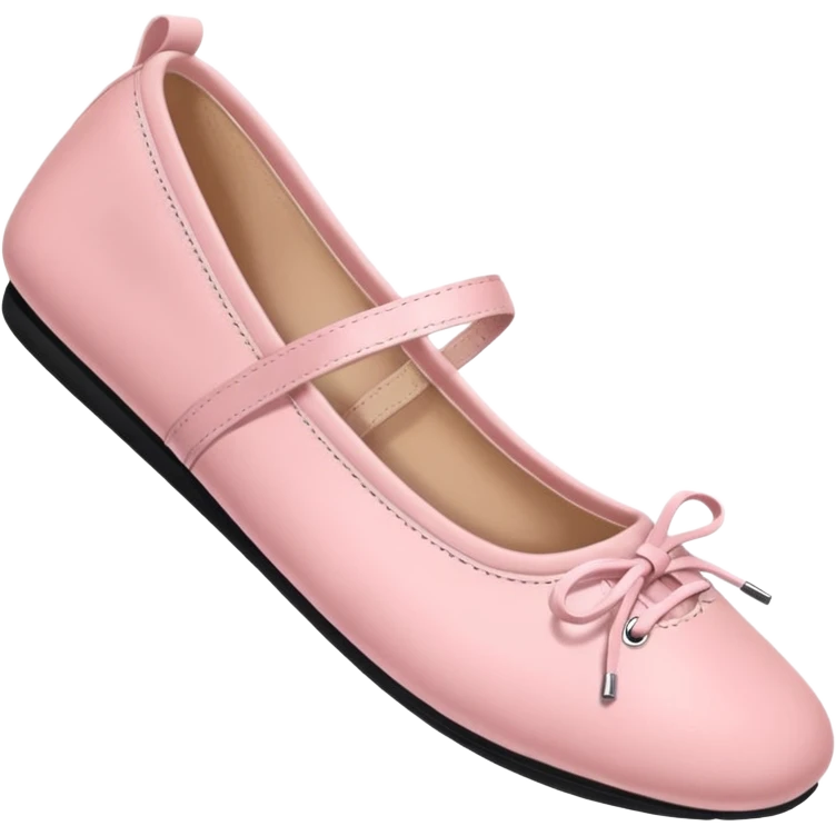 Pink Ballet sneaker flats  emoji