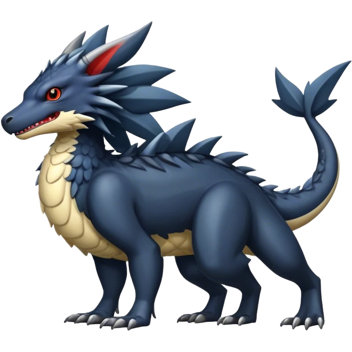 Nargacuga-hybrid full body emoji