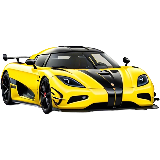 Koenigsegg Agera RS - Koenigsegg (Model Year: 2020) (Iconic colour: Yellow) emoji