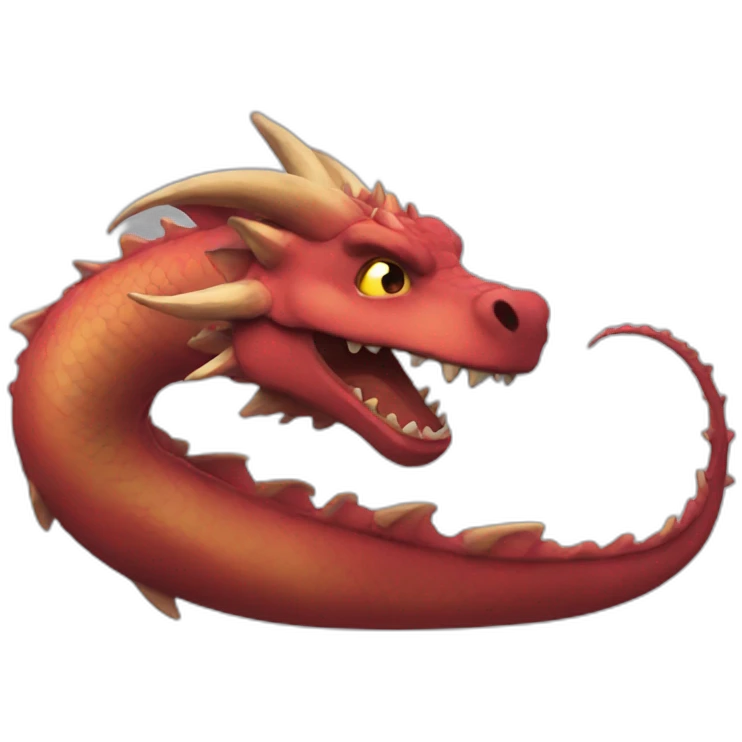 TikTokker cal the dragon emoji