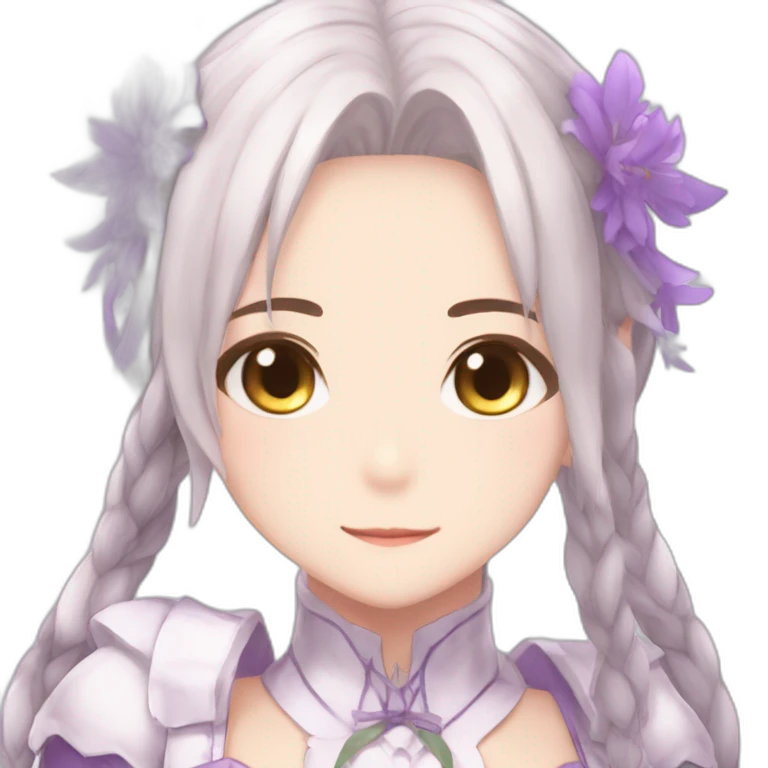 Emilia（Re:Zero・Beautiful Girl） emoji