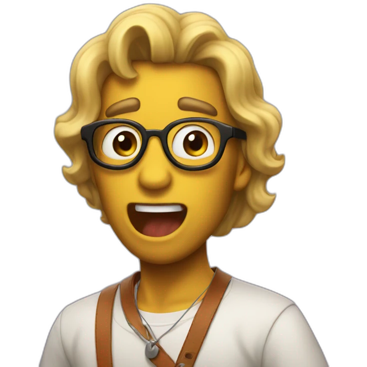 Periquito cantando emoji