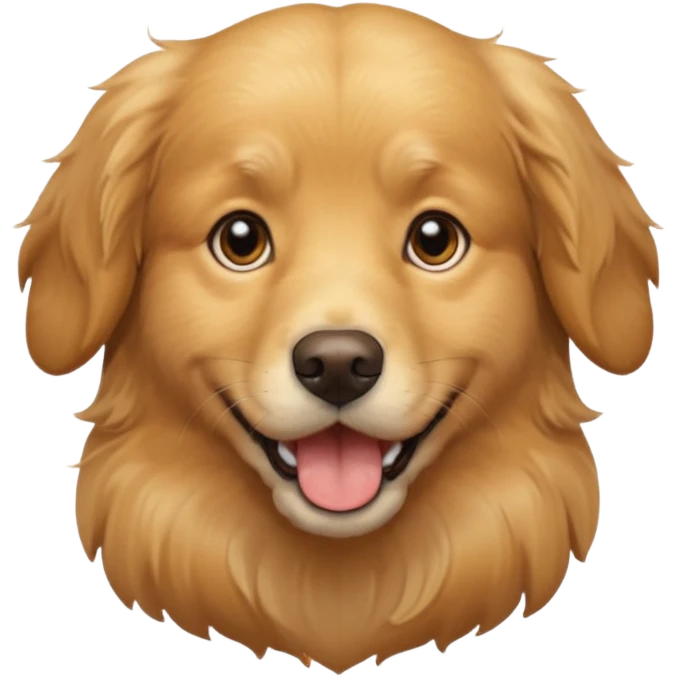 realistic dog portrait close-up emoji