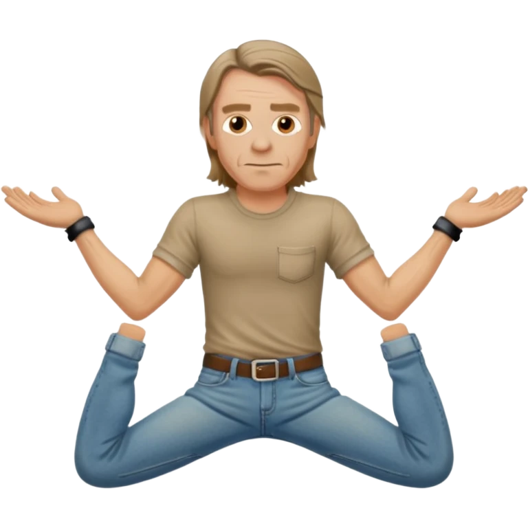 Frank Gallagher from American shameless doing the splits emoji