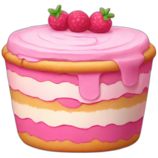 pies of pink cake emoji