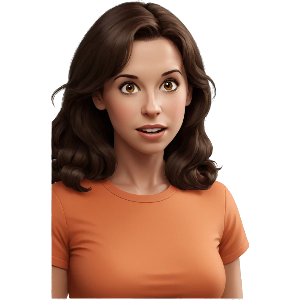 realistic portrait of a girl emoji