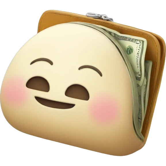 happy fat  money wallet emoji