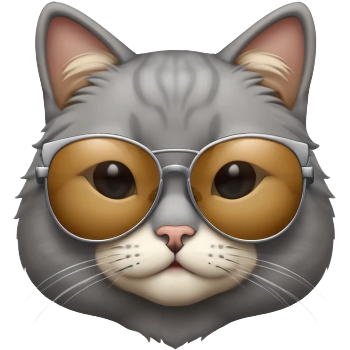 Cat wearing sunglasses emoji