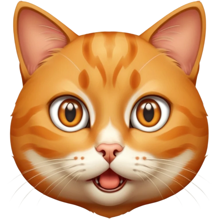 Very shocked cat emoji