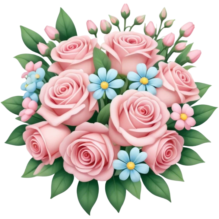 Beautiful Bouquet wedding flowers aesthetic  emoji