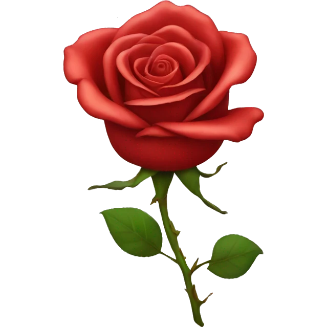 Red rose  emoji