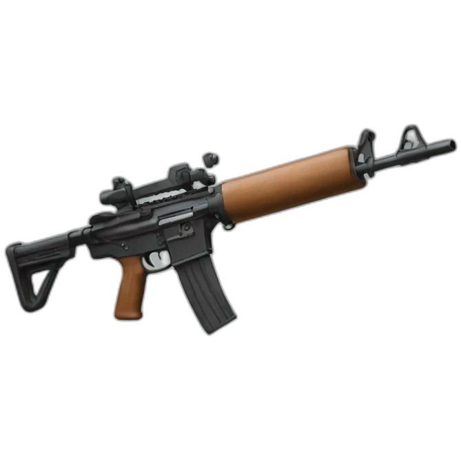 Assault rifle emoji