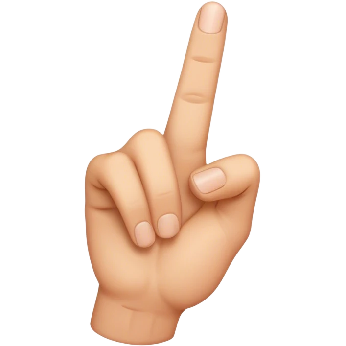 L finger emoji